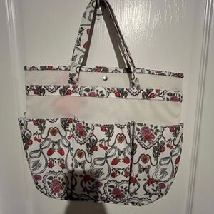 Elegant Floral Tote Bag
